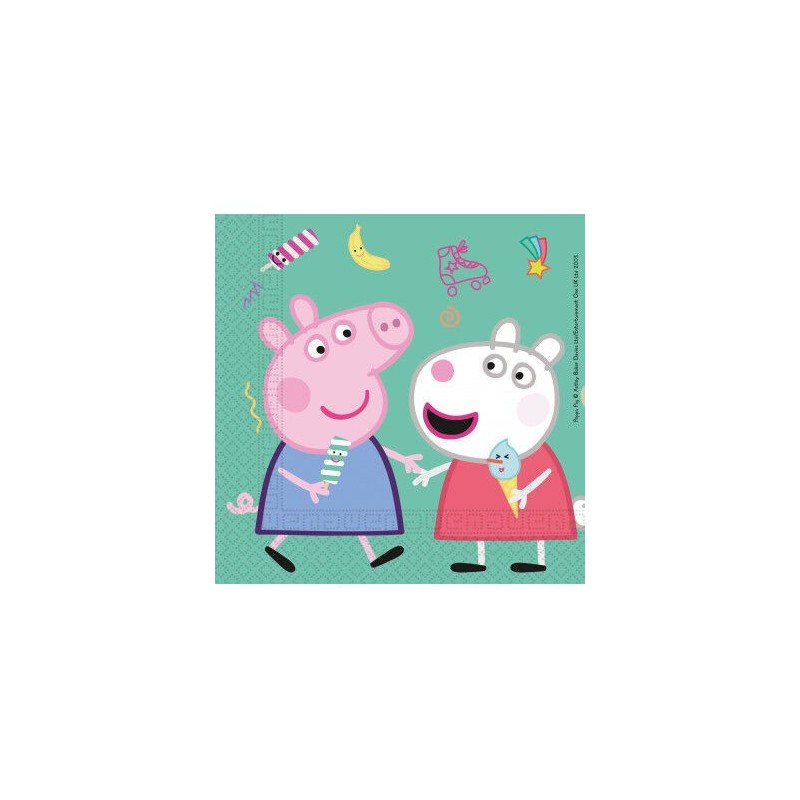 Servilletas Peppa pig 20 uds 33 cm
