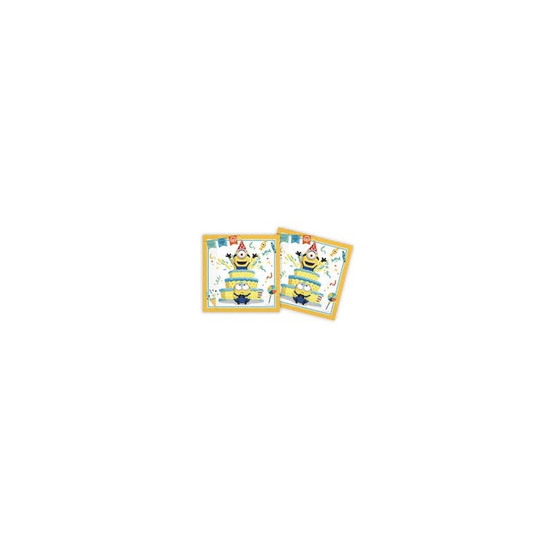 Servilletas Minions 20 uds 33 cm