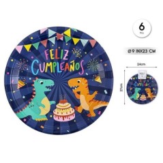 Platos-feliz-cumpleanos-dinosaurios-6-uds-23-cm-8433584929870-92987