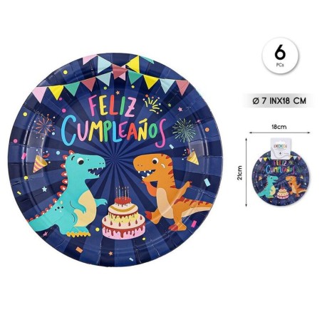 Platos-feliz-cumpleanos-dinosaurios-6-uds-18-cm-8433584929887-92988