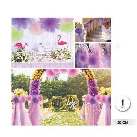 Pompon-de-tul-morado-30-cm-1-ud-8433584921072-92108
