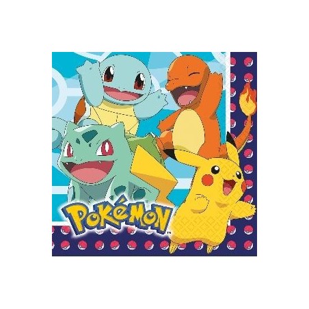 servilletas cumpleanos pokemon 16 uds 33 cm 192937060414 9904821
