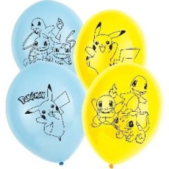 globos pokemon 6 uds 192937060469 9904826