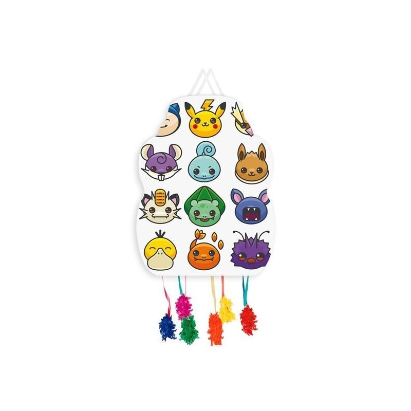 Piñata Pokemon cumpleaños 33x46 cm