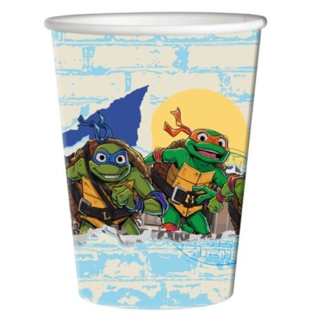 vasos tortugas ninja 8 uds cumpleanos 8435743003544 BS10377