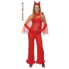 Disfraz diablesa pantalon talla L mujer 80139 8435118226899