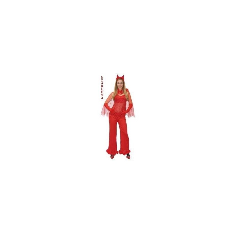 Disfraz diablesa pantalon talla L mujer