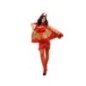 Disfraz diablesa demonia con capa talla L mujer