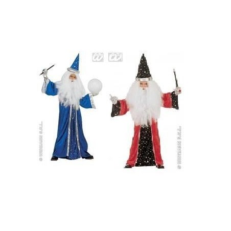 Disfraz brujo niño talla 8 10 años 140 cm azul 3727M 8003558372706