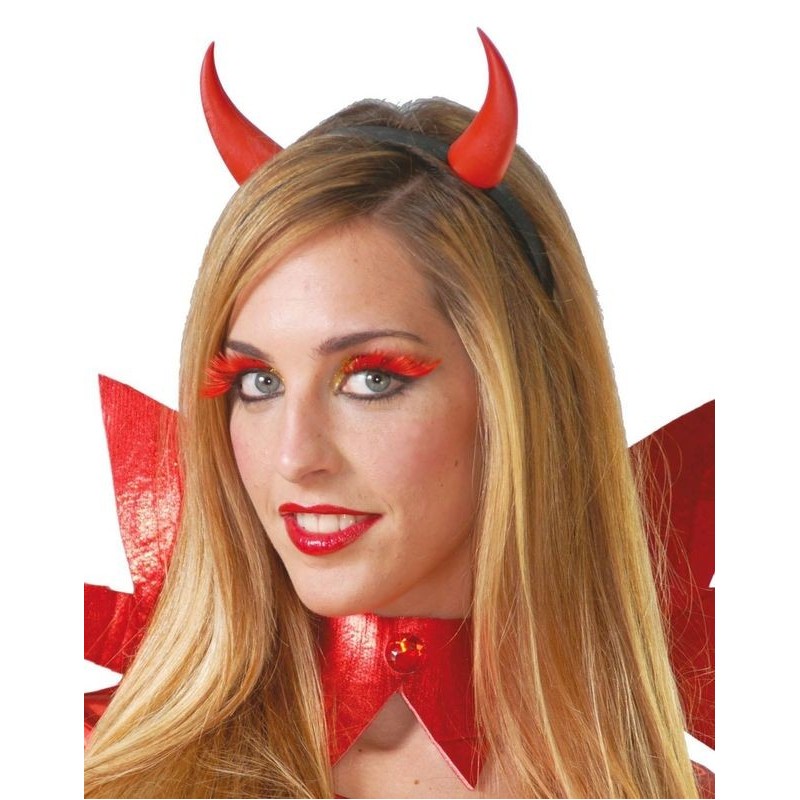 Cuernos diablo rojos demonio