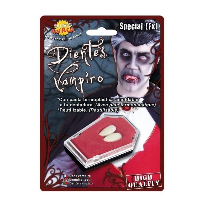 Colmillos vampiro dracula halloween
