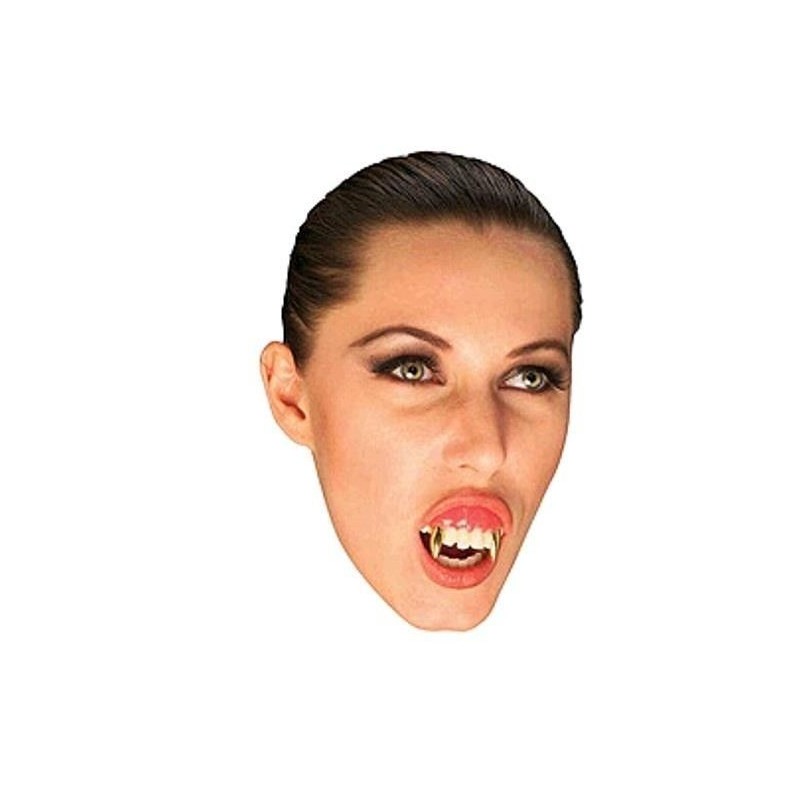 Dientes vampiro oro
