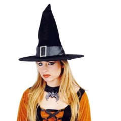 Sombrero harry terciopelo bruja negro 13225 8434077132258