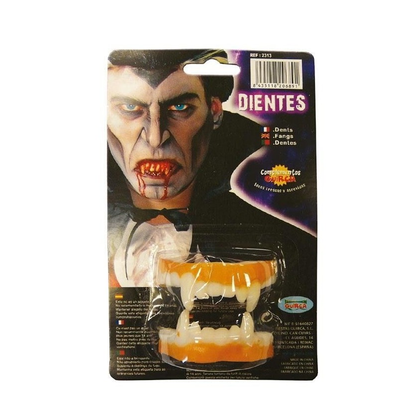 Dentadura vampiro blanda