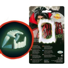 Dentadura fosforescente vampiro doble 14892 8434077148921