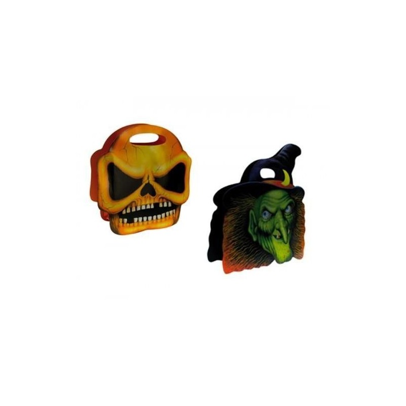 Bolsa recoge caramelos bruja o calavera