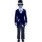 Disfraz  novio fantasma gotico talla L hombre