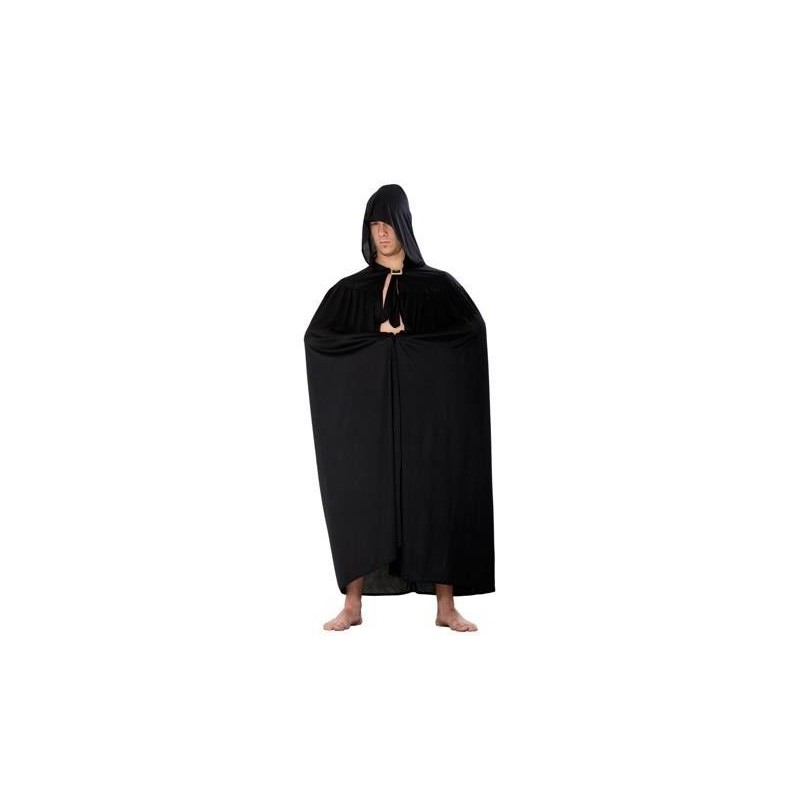 Capa con capucha punto negra halloween