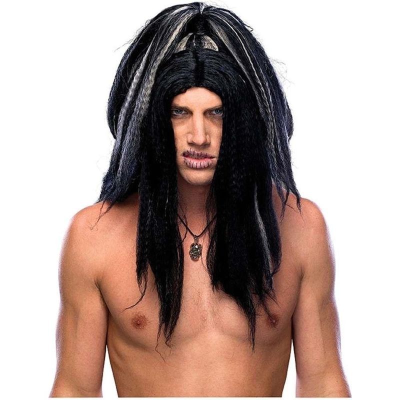 Peluca voodoo brujo siniestro vudu hechicero 51702