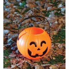 cesta calabaza 11 cm recogecaramelos halloween