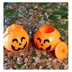 calabaza recogecaramelos 17 cm con tapa 19556