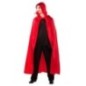 Capa granate con capucha veneciana o halloween adu