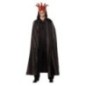 Capa negra con capucha veneciana o halloween adult