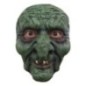 Mascara bruja verde maligna para halloween