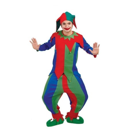 disfraz bufon de la corte payaso adulto 80101