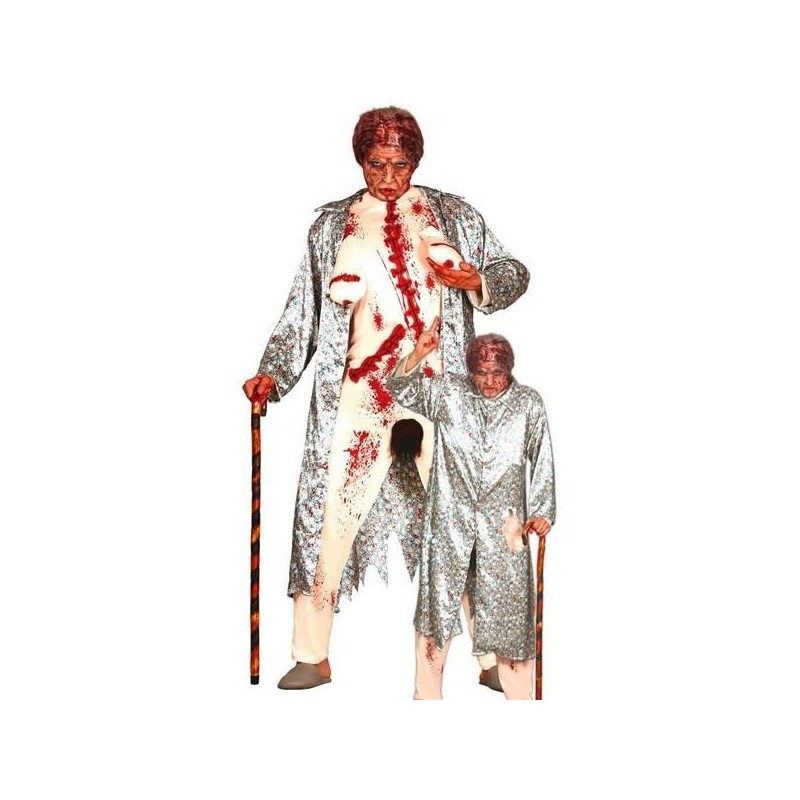 Disfraz abuela muerta talla l