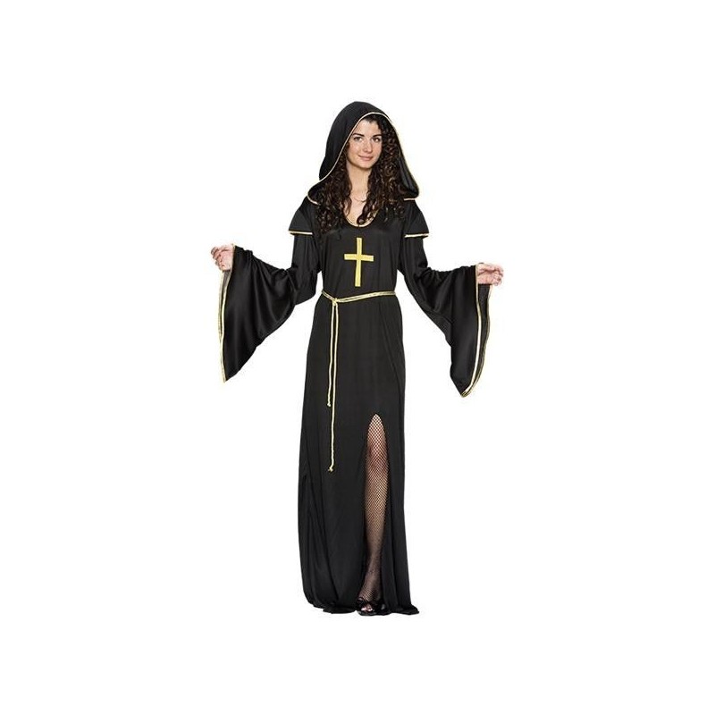 Disfraz religiosa tunica de secta maligna mujer ad