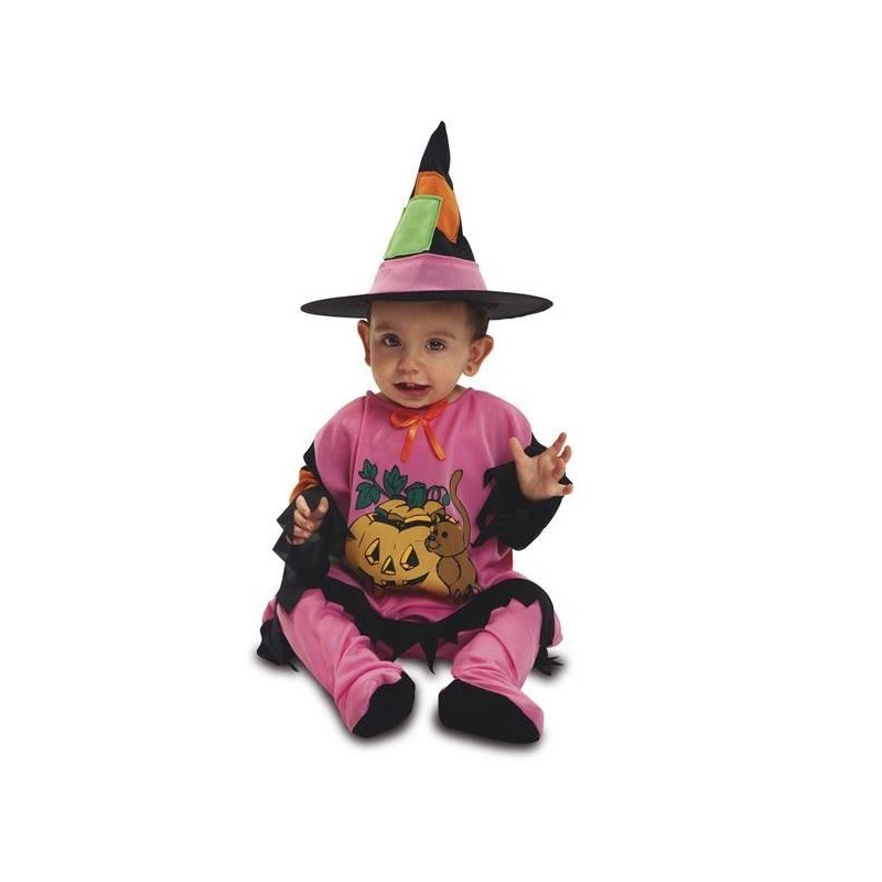 Disfraz brujita calabaza talla 7-12 meses