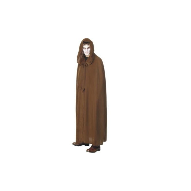 Tunica monje marron capa enterrador siniestra