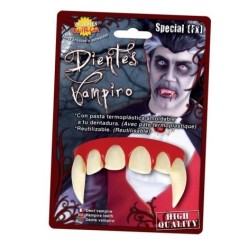 dientes vampiro colmillos con pega termoplastica