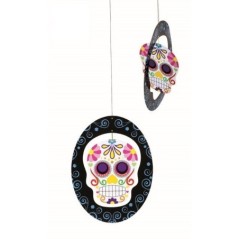 decoracion calavera mejicana colgante techo