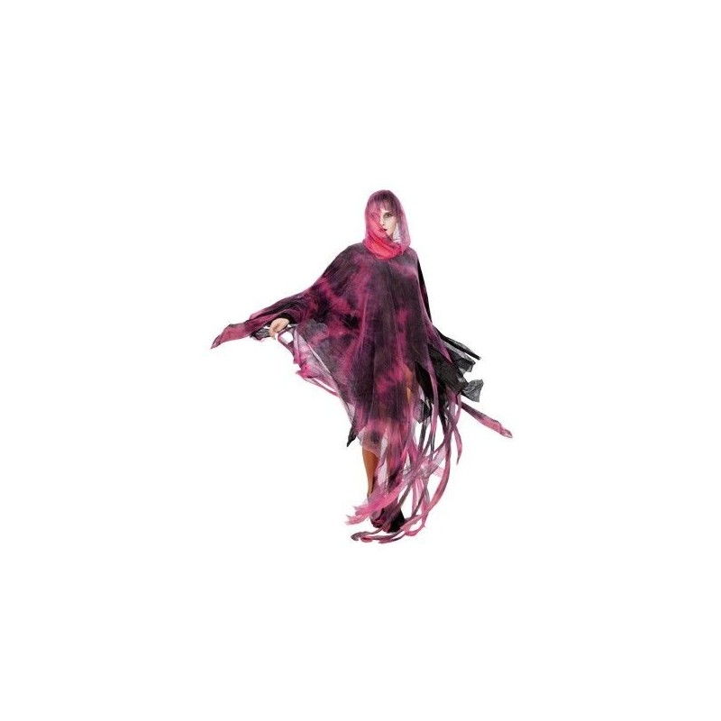 Tunica zombie roja poncho 160 cm hallow een