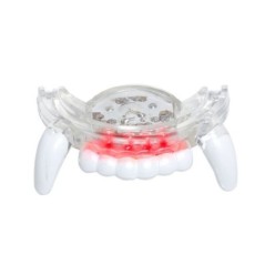 dientes vampiro con luz led rosa