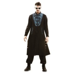 disfraz gotico para hombre talla ml similar neo matrix