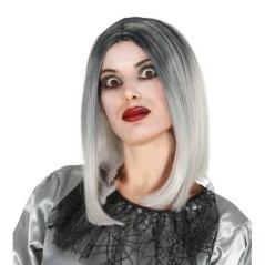 peluca zombie mujer blanca y negra