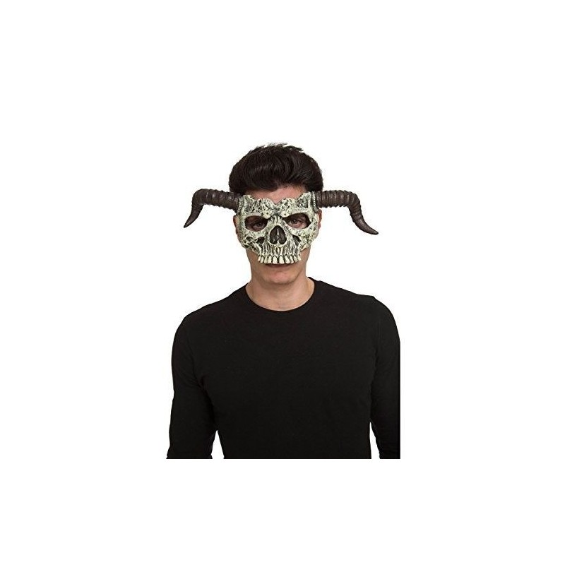Mascara calavera carnero demoniaco en foam deluxe