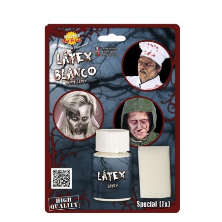 latex con esponja efectos especiales halloween