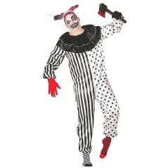disfraz payaso asesino pierrot talla m o l adulto