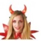 Cuernos demonio diablo con luz