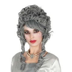 peluca gris marquesa en caja