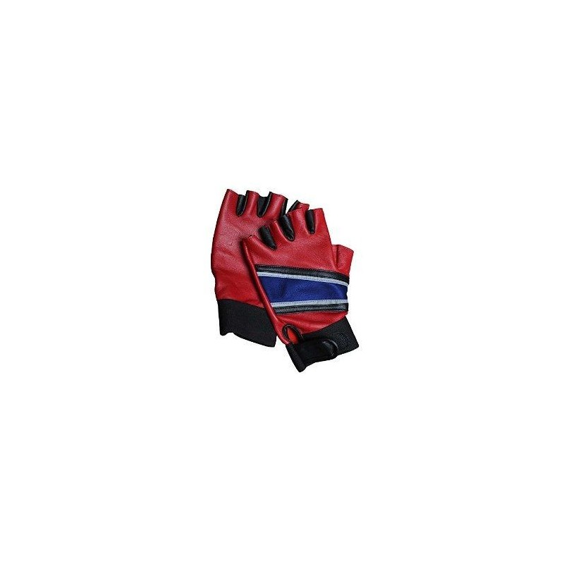 Guante azul y rojo similar a harley quinn