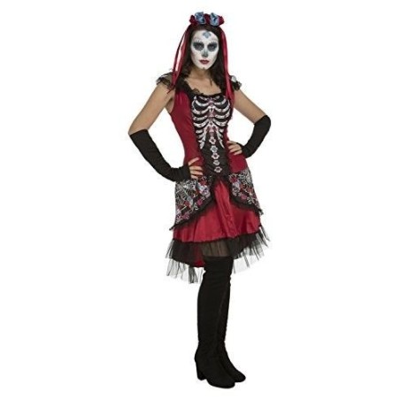 disfraz catrina barata dulce calavera para mujer talla ml