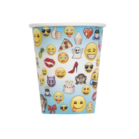vasos emoticonos emoji la pelicula 8 uds para fiesta
