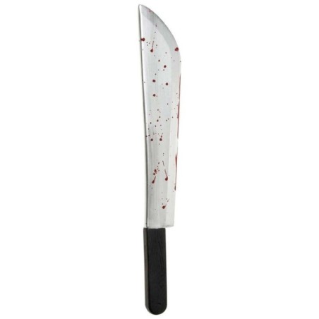 machete ensangrentado de asesino 52 cm