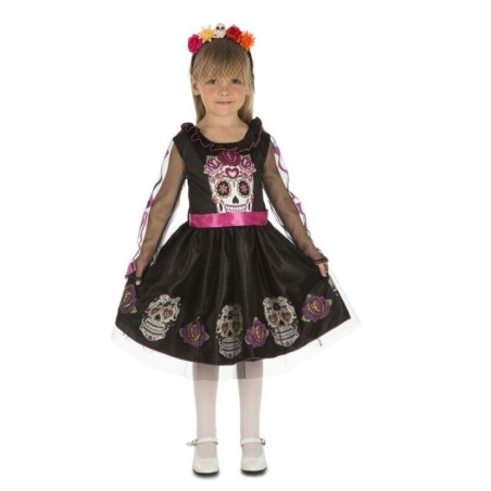 disfraz calaverita mejicana para nina talla 7 9 anos