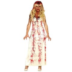 disfraz estudiante sangrienta vestido blanco tallal